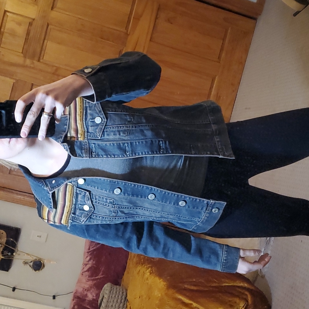 Custom patch Denim jacket - Picture 2 of 8